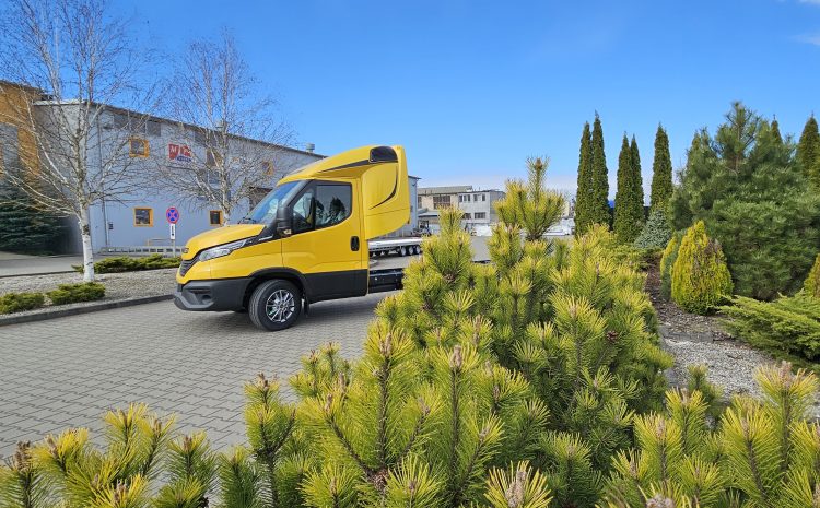  Żółte Iveco Daily do zabudowy