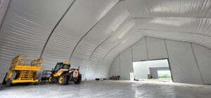 Hala namiotowa o rozpiętości 24 metrów